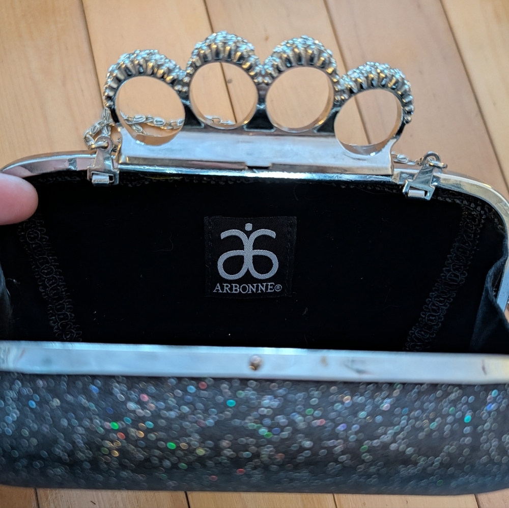 Hard-sided Sparkly Handbag - Picture 3 of 4